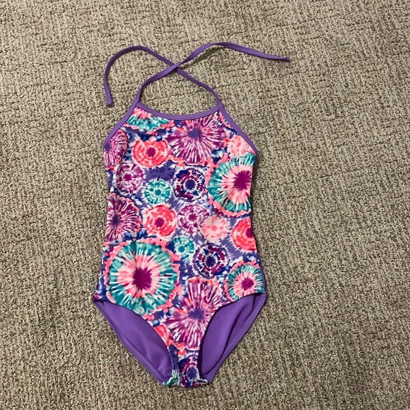 Other - Kids purple tie dye swim suit